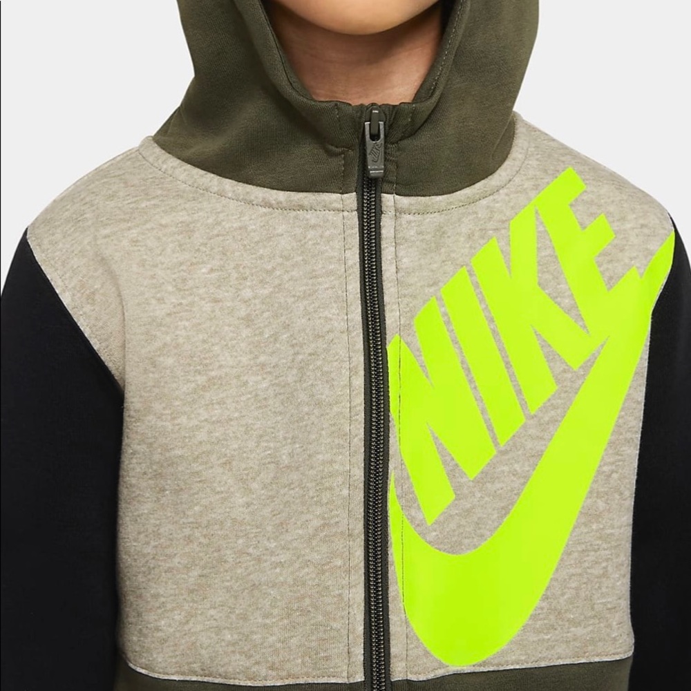 Nike Sportwear Big Kids (Boys) Full Zip Hoodie